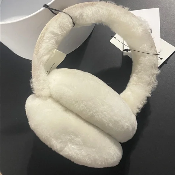 UGG Cream and Tan Sheepskin Pillow - Picture 1 of 5